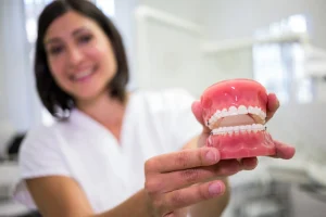 Professional denture fitting